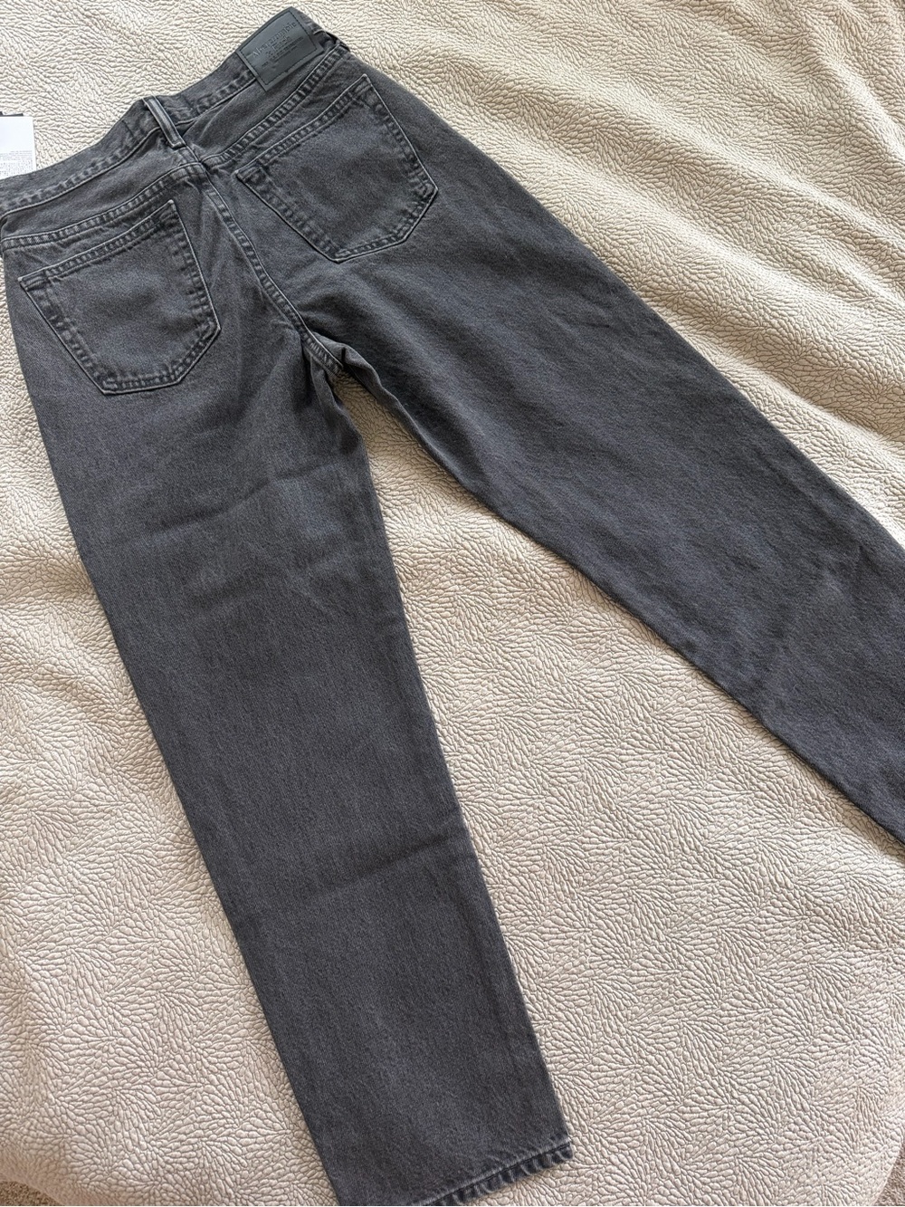 Abercrombie & Fitch Men's Dark Gray Straight Jeans - Picture 6 of 7
